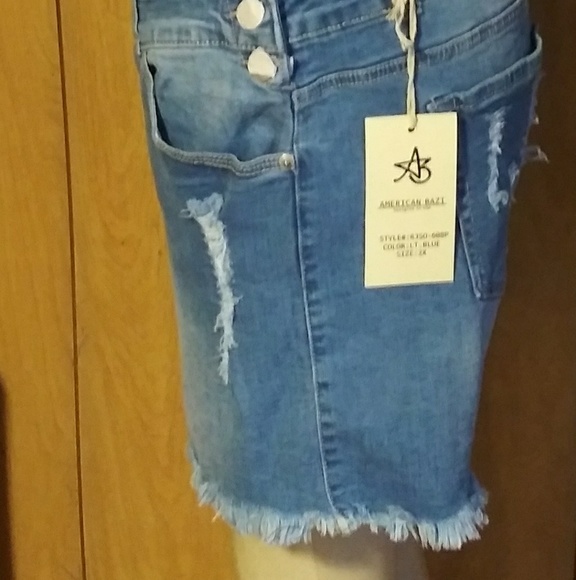 American Bazi light blue short overalls - Picture 4 of 8